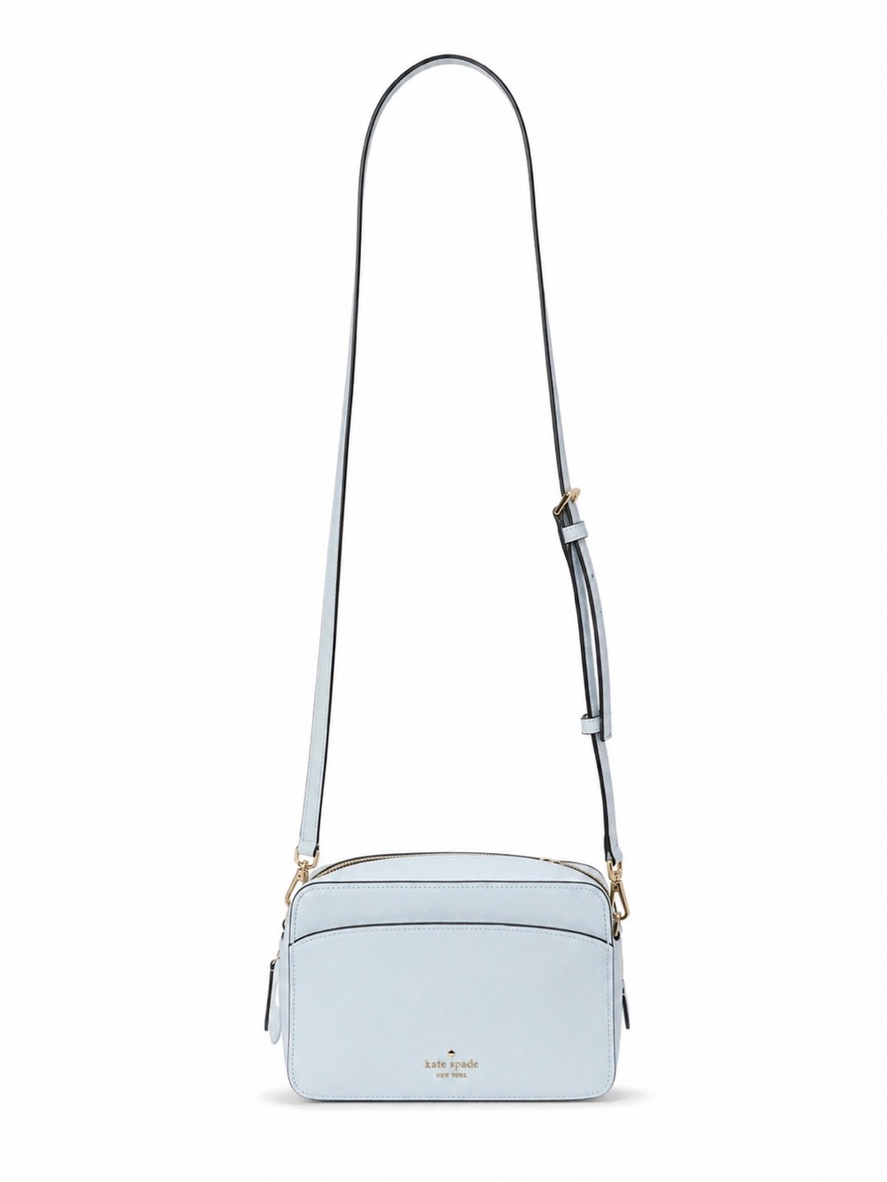 Brand New Kate Spade Sky Blue Crossbody Bag with Gold Hardware